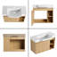 Meuble-lavabo simple Marnar 28 po avec comptoir en céramique, meuble-lavabo mural avec lavabo en céramique-1676833062-1676833063