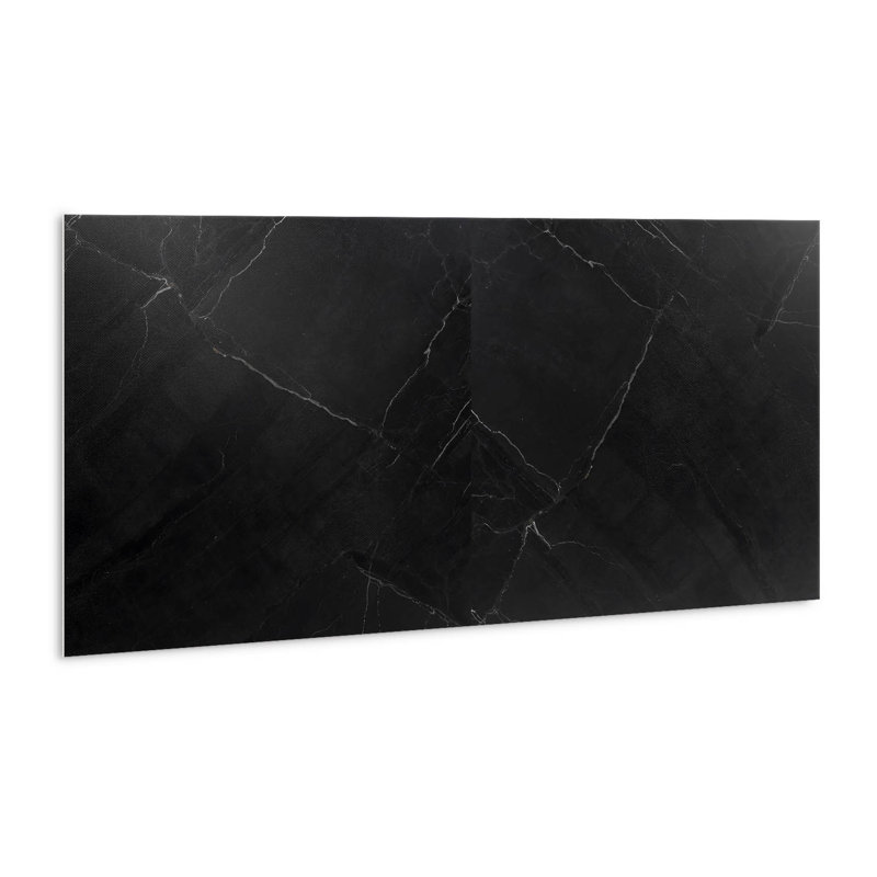 Caysie 50cm x 100cm PVC Singular Tile in Black