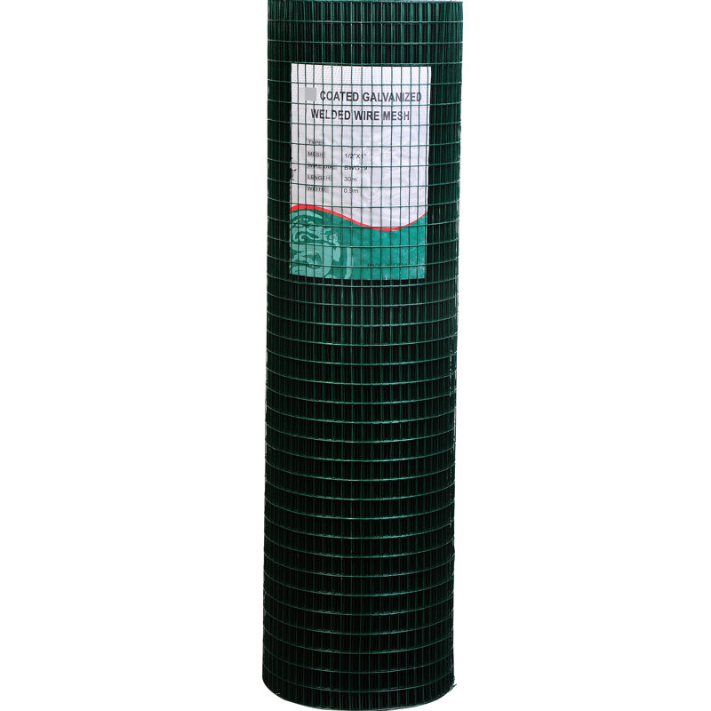 Rouleau de clôture en acier 98 pi x H 35,5 po pour volière, poulailler, lapin, jardin et protection des animaux