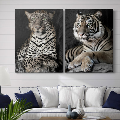 " African Leopard " 2 - Pieces