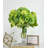 Tall Green Real Touch Hydrangeas In Vase