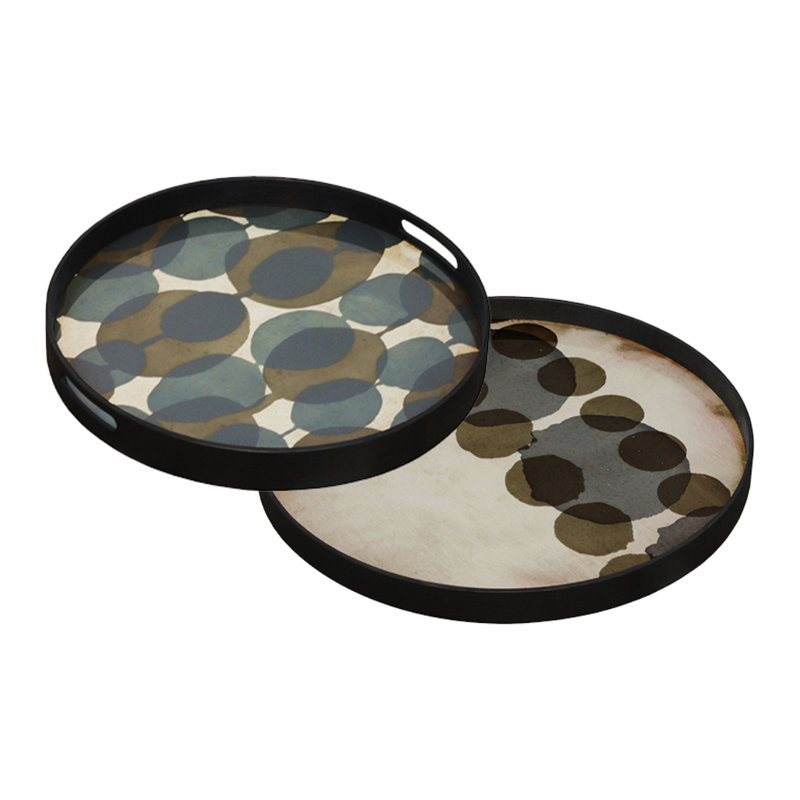 Translucent Silhouettes Decorative Tray