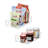 iDesign Recycled Plastic Pantry Storage Organizer Bin with Handles, Set of 2, Clear Bins
