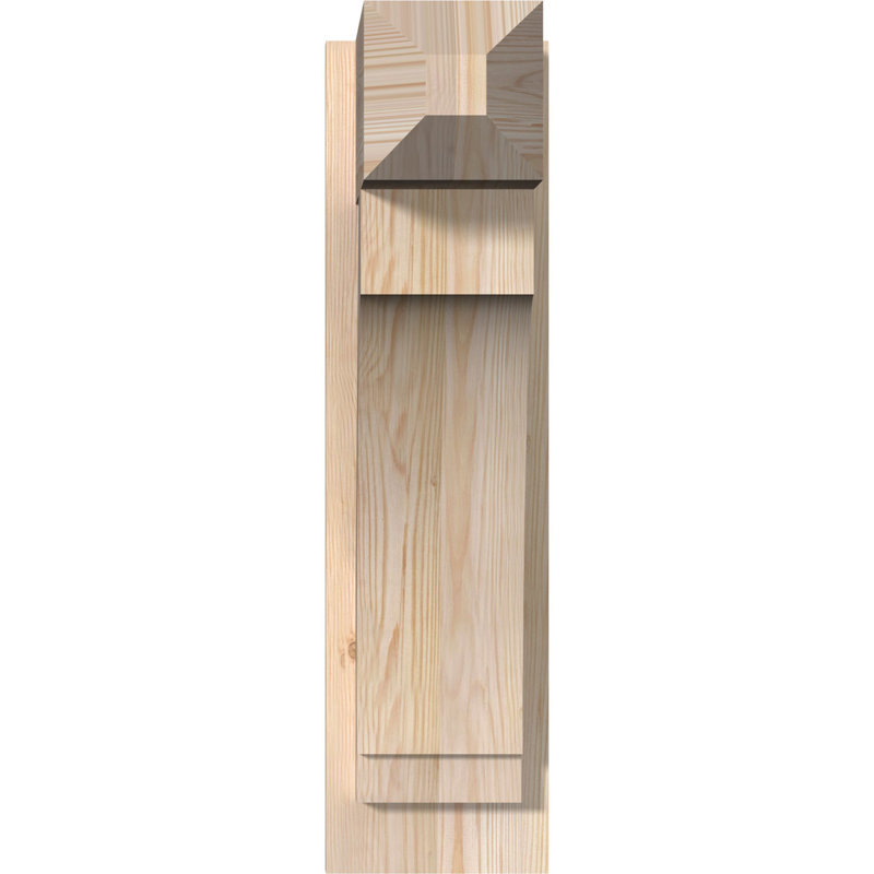 Persienne impériale, Sapin Douglas de 7 1/2 po (lisse), P 16 po x H 28 po