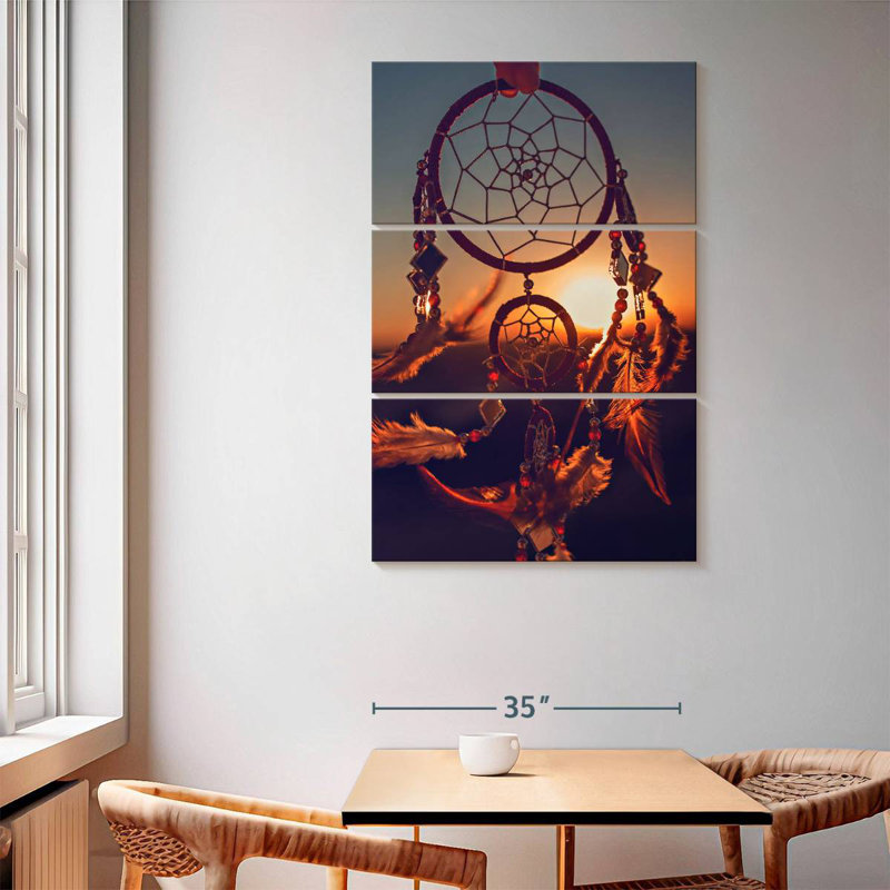 Kerner Dreamcatcher At Sunset, 74" H x 48" W