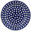 Blue Eyed Peacock Stoneware Pasta Bowl