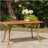 Outdoor 59 Inch Rectangular Solid Wood Table Dining Table,Teak Finish-258473334