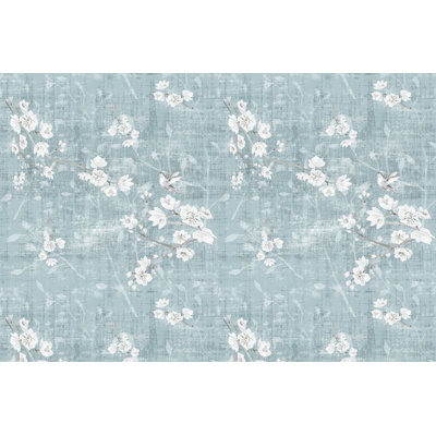 Tissu fantasia fleur Chinoiserie