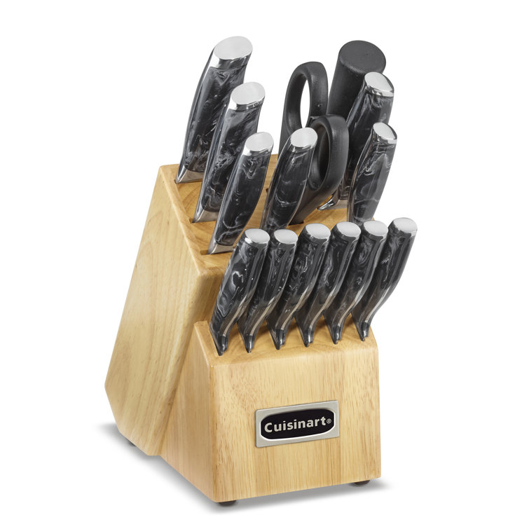 Cuisinart Classic 15-Piece Cutlery Set with Built-in Sharpening Block