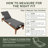Eddie Bauer Sunbrella® Fabric 1-Piece Outdoor Knife Edge Chaise Cushion, 23"W x 75"L, Cast Slate -1037174412-1037174408
