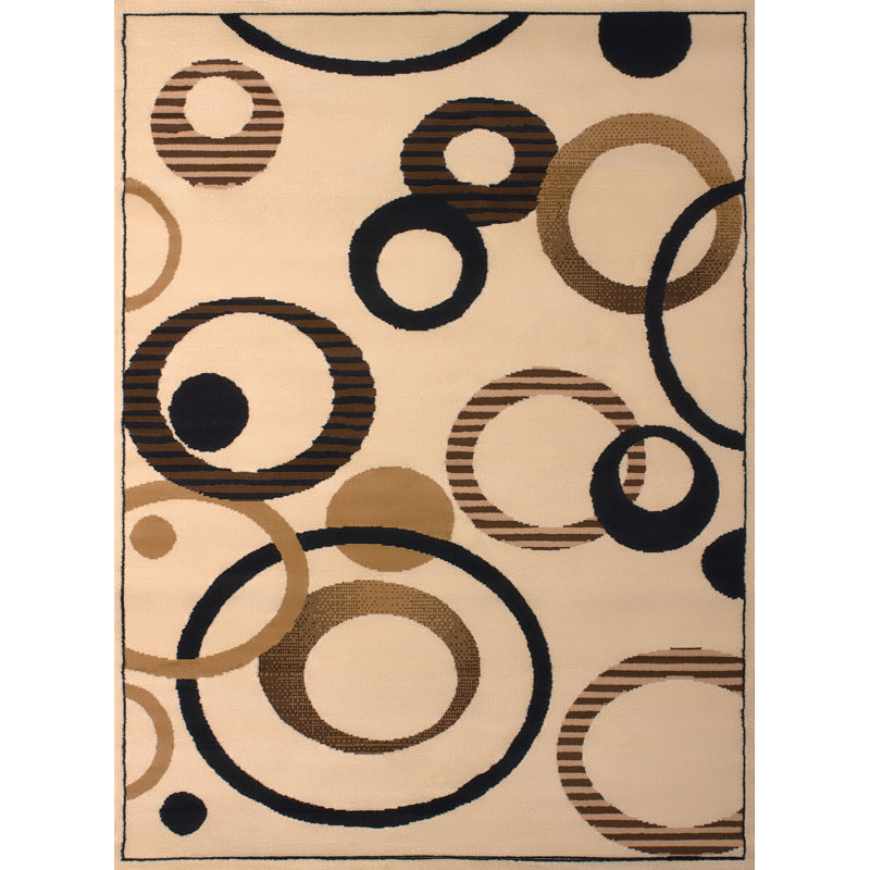 Gober Geometric Indoor Rug, Runner 1'11" x 3'3"