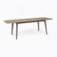 Table de salle à manger d'extérieur extensible en bois d'acacia