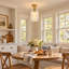 Glass Semi Flush Mount