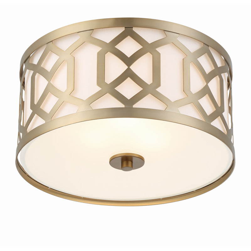 Jennings 3 - Light Flush Mount, Aged Brass