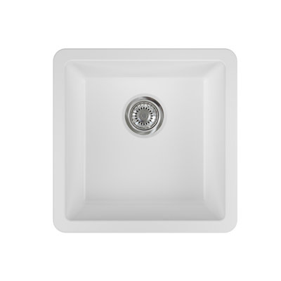 17" L x 17" W Undermount Kitchen Sink