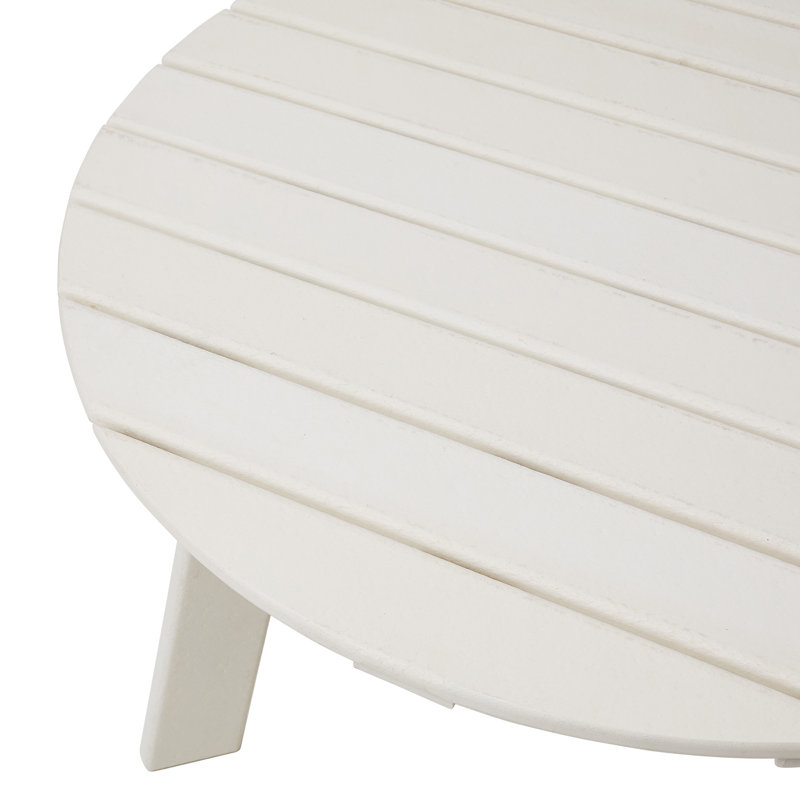 Table basse Ramonita, Blanc, H 19 po x l 35,5 po x P 35,5 po