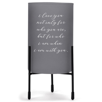 Hurricane de table en verre 8 po