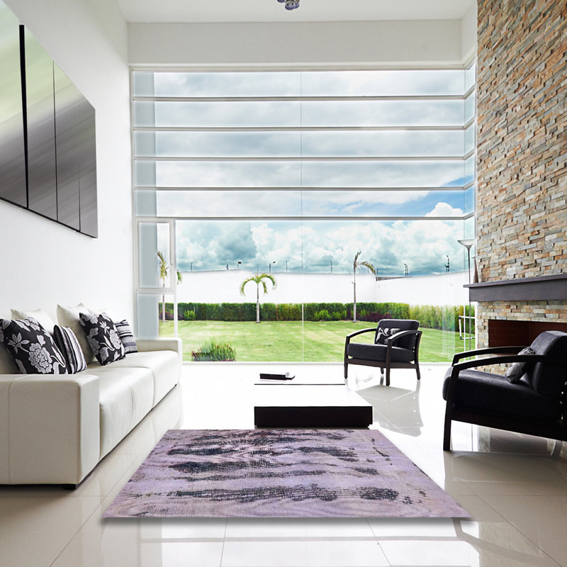 Abstract Indoor Rug, Square 3'
