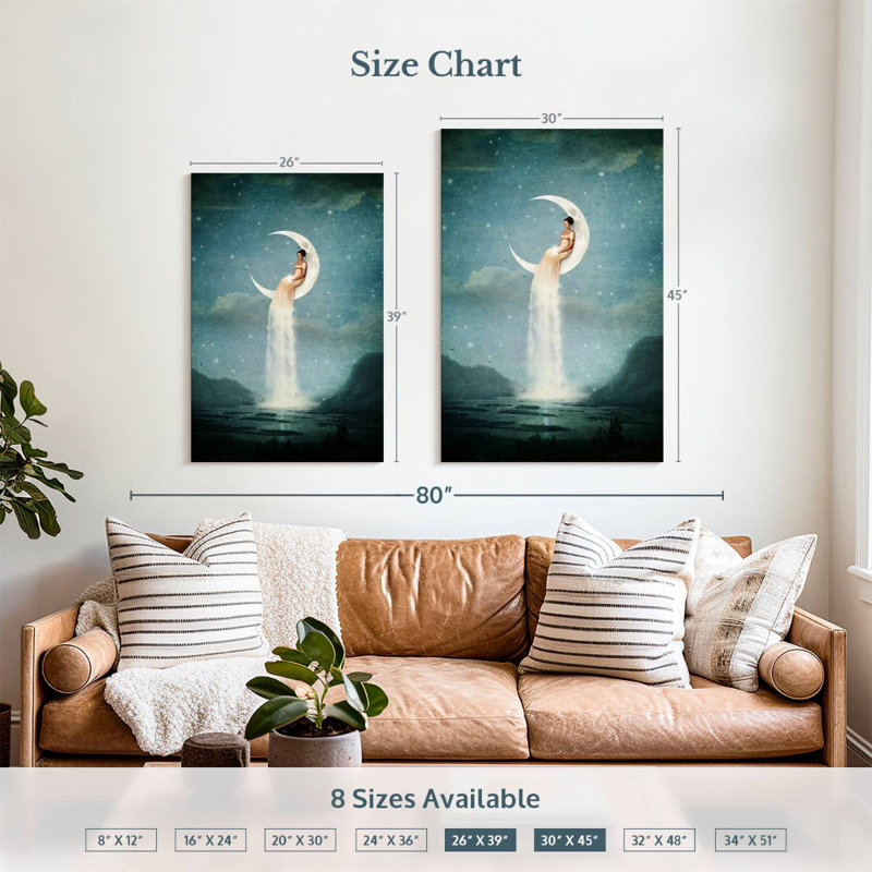 Kelan Moon River Lady, 39" H x 26" W