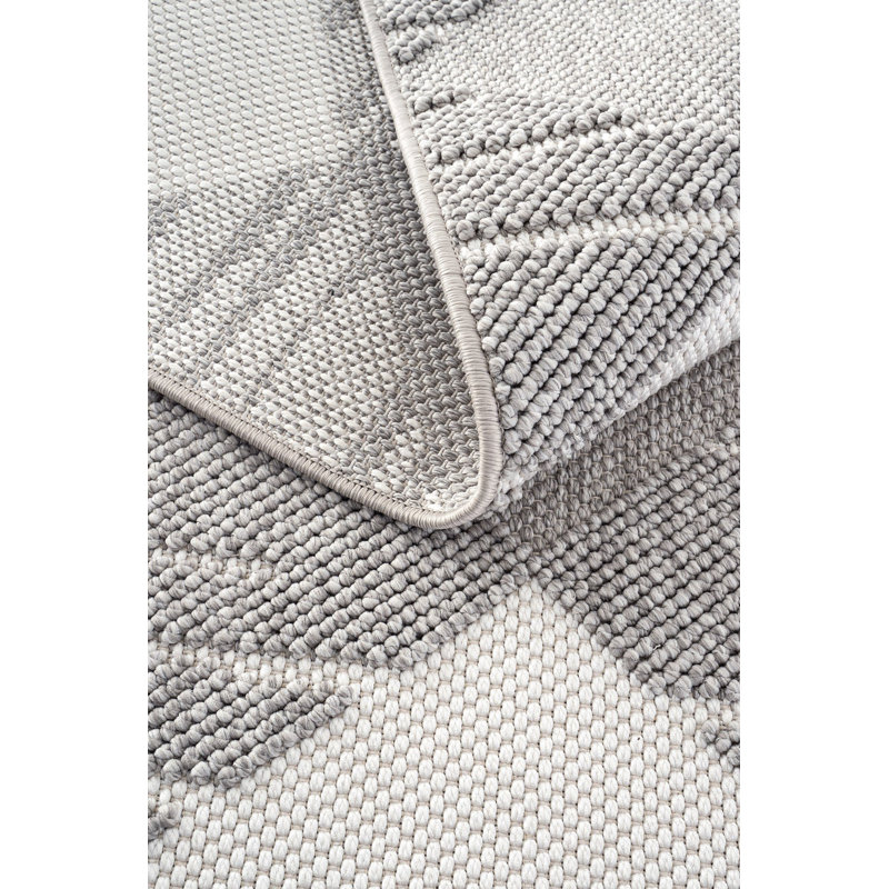 Rashion Geometric Machine Made Indoor / Outdoor Area Rug, Rectangle 160 x 250cm