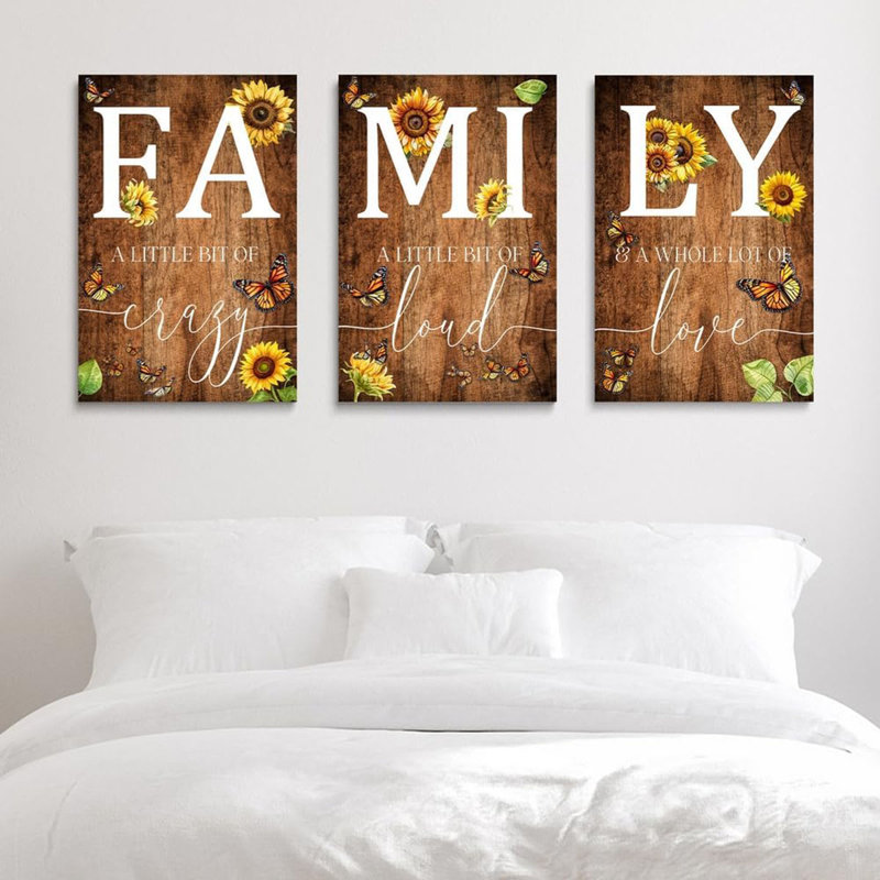 3 Piece Wrapped Canvas Print, 40 cm H x 30 cm W