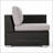 SANTA ROSA Right Armchair With Grey Upholstery And Durable Aluminum Frame For Modern Comfort And Style-602875769