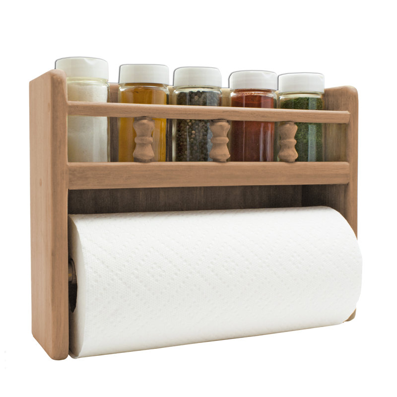 Wood Paper Towel Holder