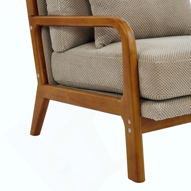 Chaise longue en bois, Camel