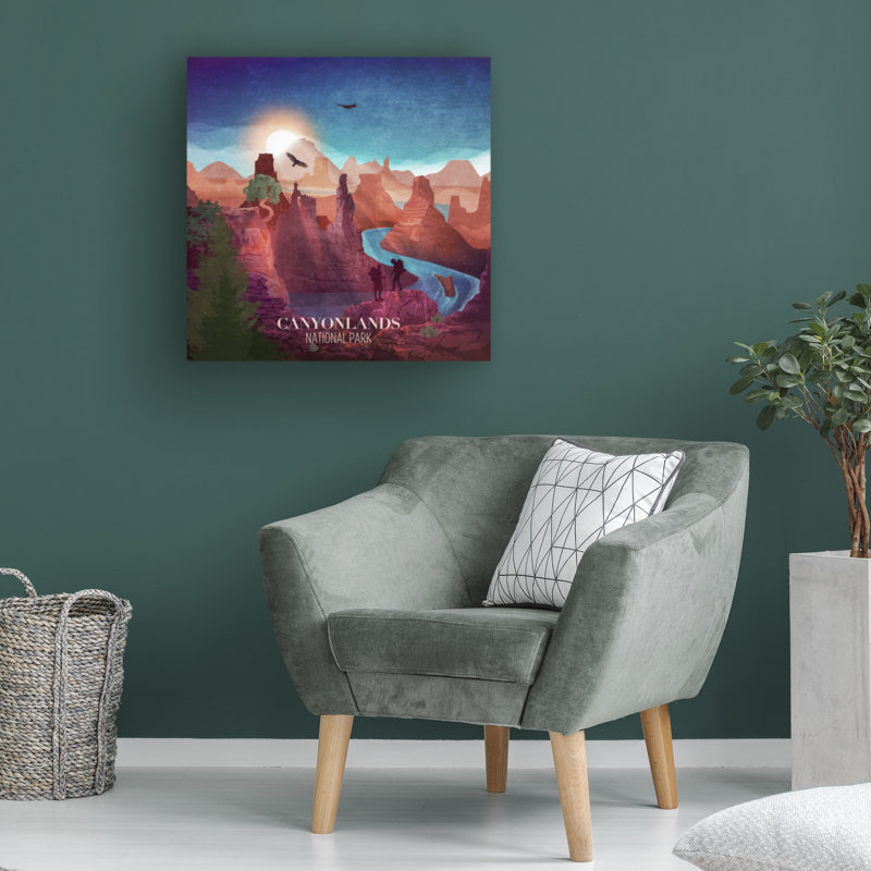 Art sur toile Emel Tunaboylu Canyonlands, H 14 po x l 14 po