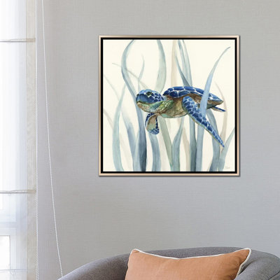 " Turtle In Seagrass II " by Nan