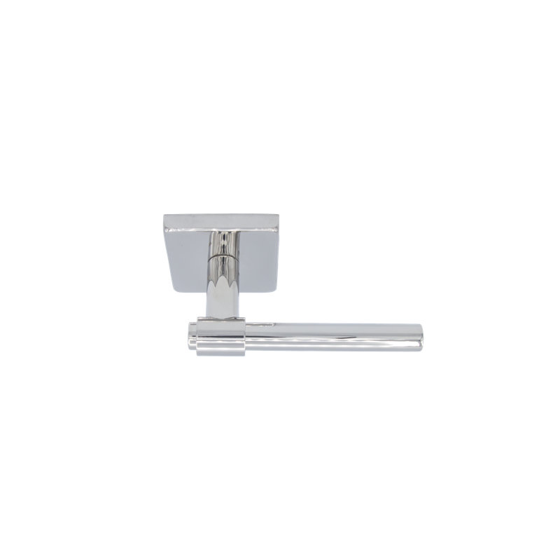 Linnea Lever Set, Double Dummy, Polished Stainless Steel, Square