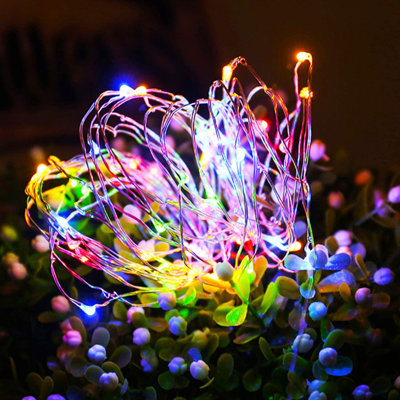 200 - Bulb 0.65'' Solar Powered LED Fairy String Light