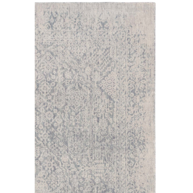 Maharaja Hand Loomed Wool/Cotton Oriental Rug in Grey, Runner 2'3" x 8'