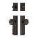 Nostalgic Warehouse New York Entry Set with Deco Knob