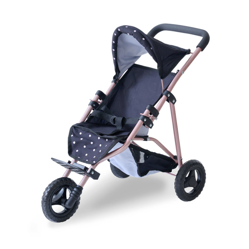 Poussette de jogging Team Up avec attache rétractable Teamson Kids, null