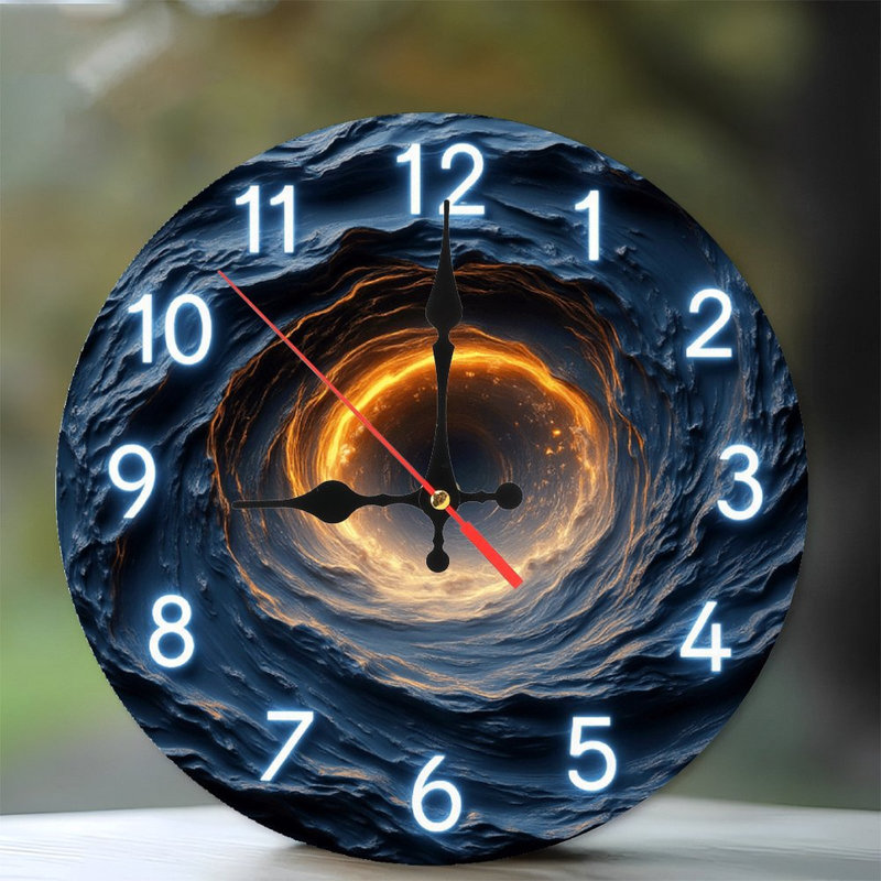 Horloge murale spirale