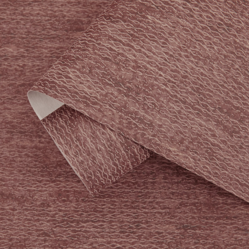 Cerra Collection Cleo Texture Design Wallpaper Roll, Red