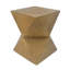 Table d'appoint de patio Moshe Modern MGO Prismatic Symmetry avec finition peinte à la main