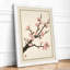 Moonlit Cherry Blossom Japandi - Framed Print-694042216-694042221