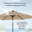 Parasol de patio 9 pi avec bouton poussoir inclinable et manivelle-292149915