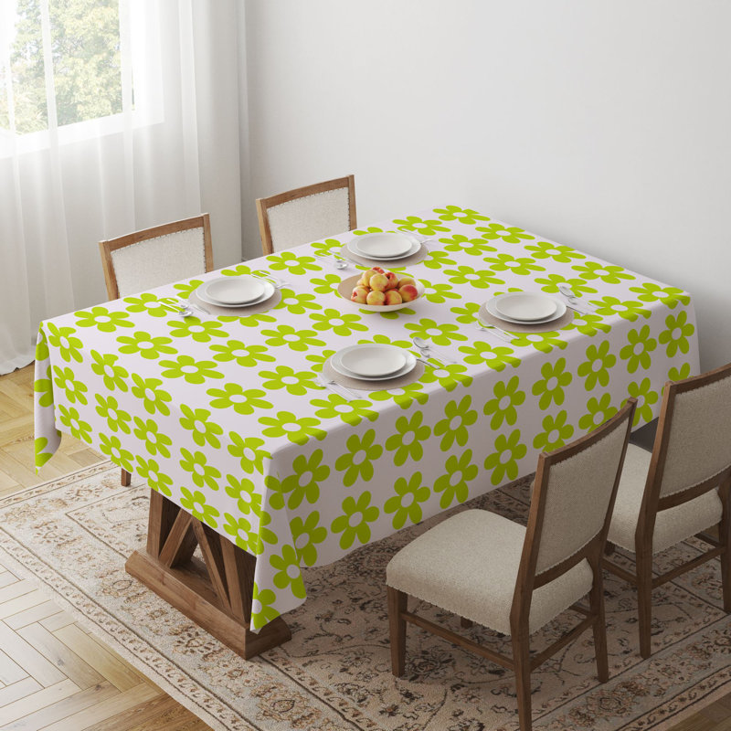 Premium Tablecloth (55 x 71 inches), 65% Cotton / 35% Polyester, Easy Clean | Machine Washable, Tumble Dryer Safe, Ironable | Perfect for Dining Room, Parties & Special Occasions, Stylish & Durable Design
