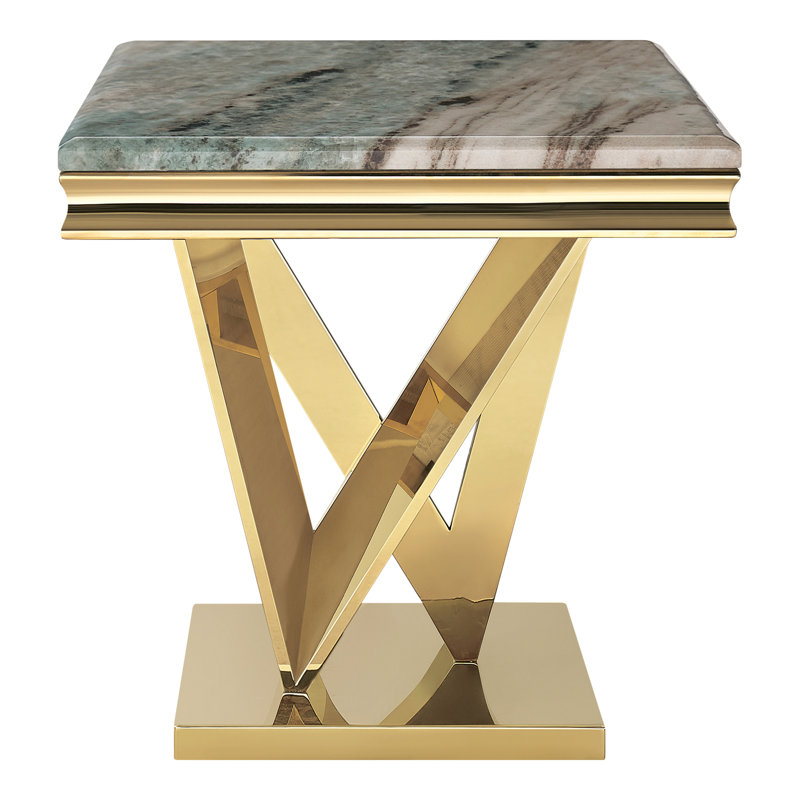 Table de bout en pierre frittée Hedberg, Green