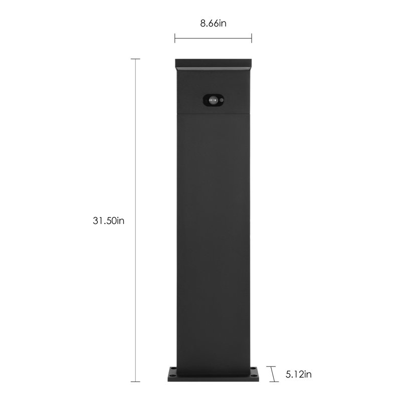 31"  Solar Pathway Lights Outdoor With Motion Sensor