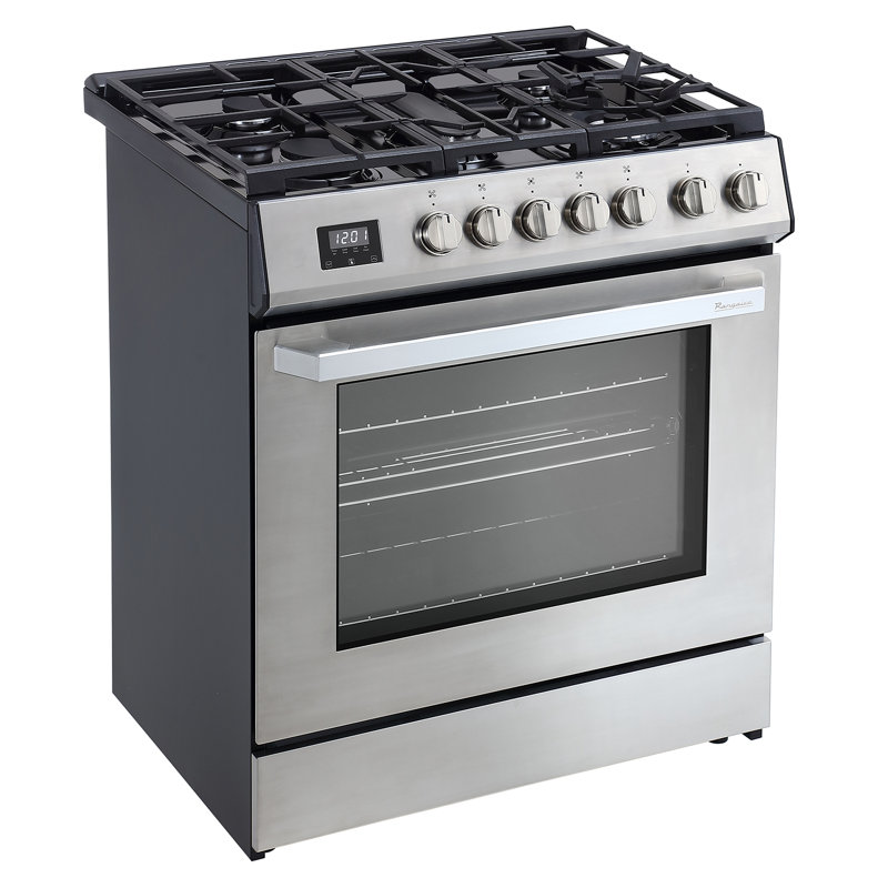 Rangaire 30" Gas Range Convection Oven Slide-in Stainless Steel RRG303TS