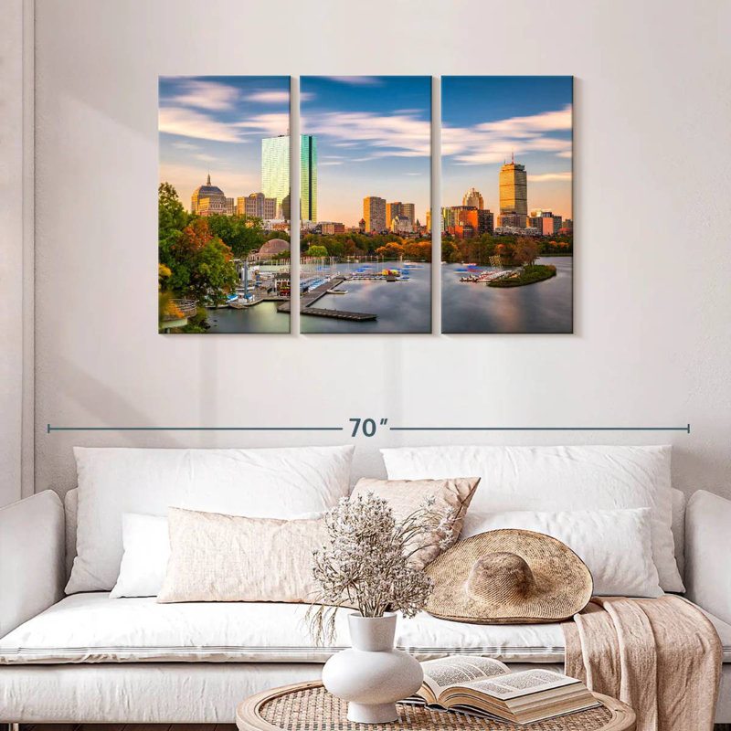 Syd Charles River Dock Boston, 28" H x 45" W