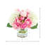 Peonies, Tulips and Hydrangeas in Glass Vase