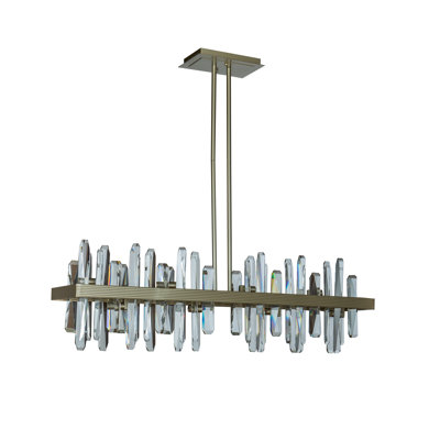 Stratton 8 - Light Crystal Chandelier