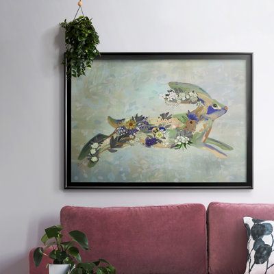 " Fantastic Florals Hare, Running "
