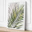 Palm Fronds Geometric Botanical 1 Piece Wrapped Canvas Wall Art-1577603023-1577603062