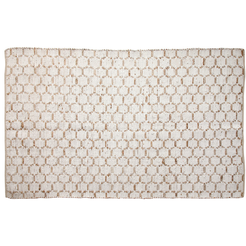 Tapis réversible 100% jute Beehive Modern Collection, Rectangle 5 pi x 8 pi